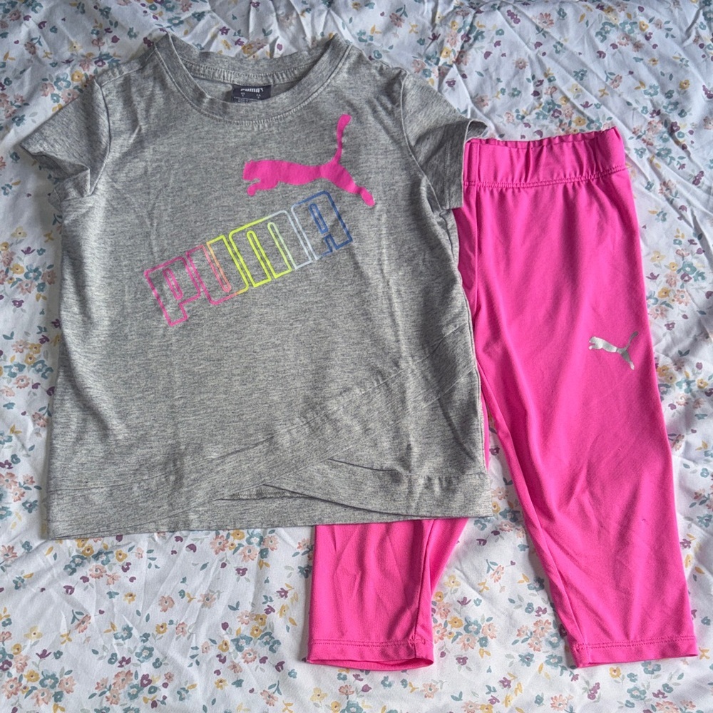 Girl’s Size 5 Bundle | Puma Set & Longsleeve Items | 6 Items - Picture 2 of 15